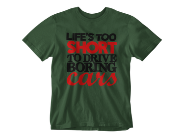 Camiseta Vida Corta Para Coches Aburridos